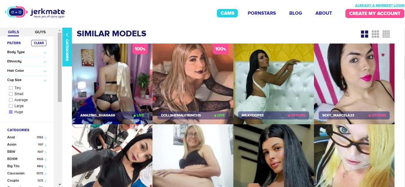 jerkmate trans cam models