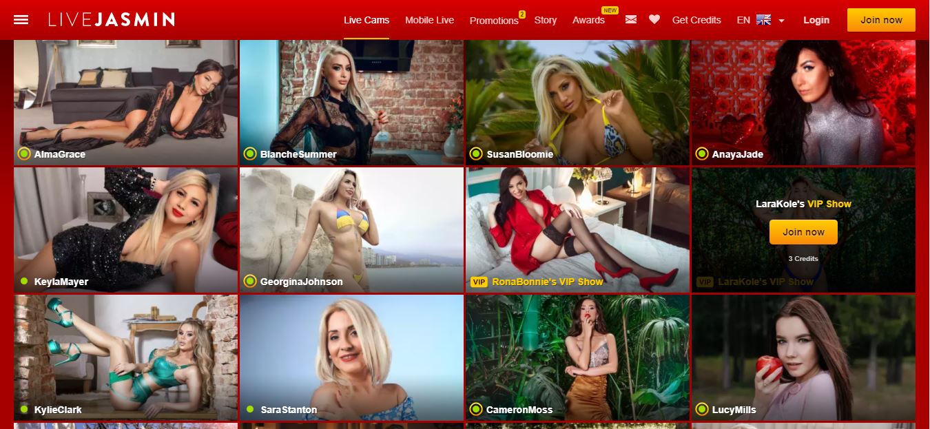 livejasmin models